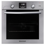 imagem de Forno de embutir elétrico Brastemp Ative! 60cm inox (BO360)