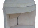 Lareira Romana reta - Cerâmica Forte