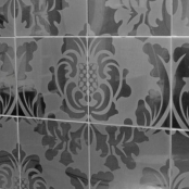 imagem de Azulejo de Aço Inox Papel de Parede Personalizado - Mozaik